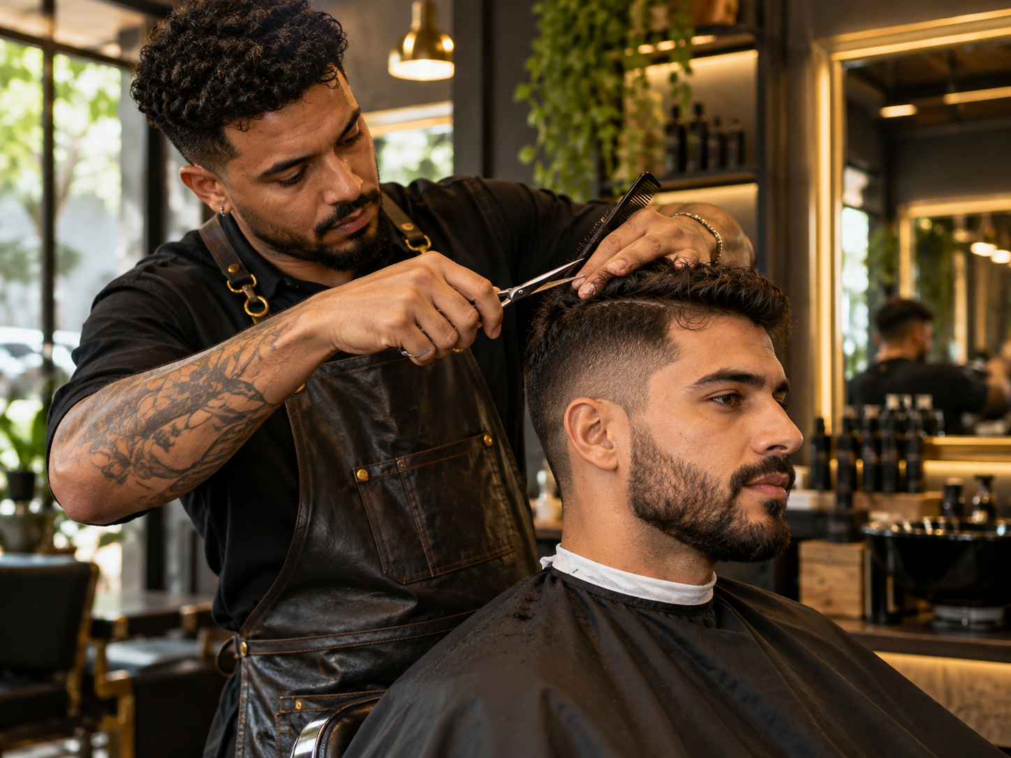 Imagem ilustrativa de barbearia